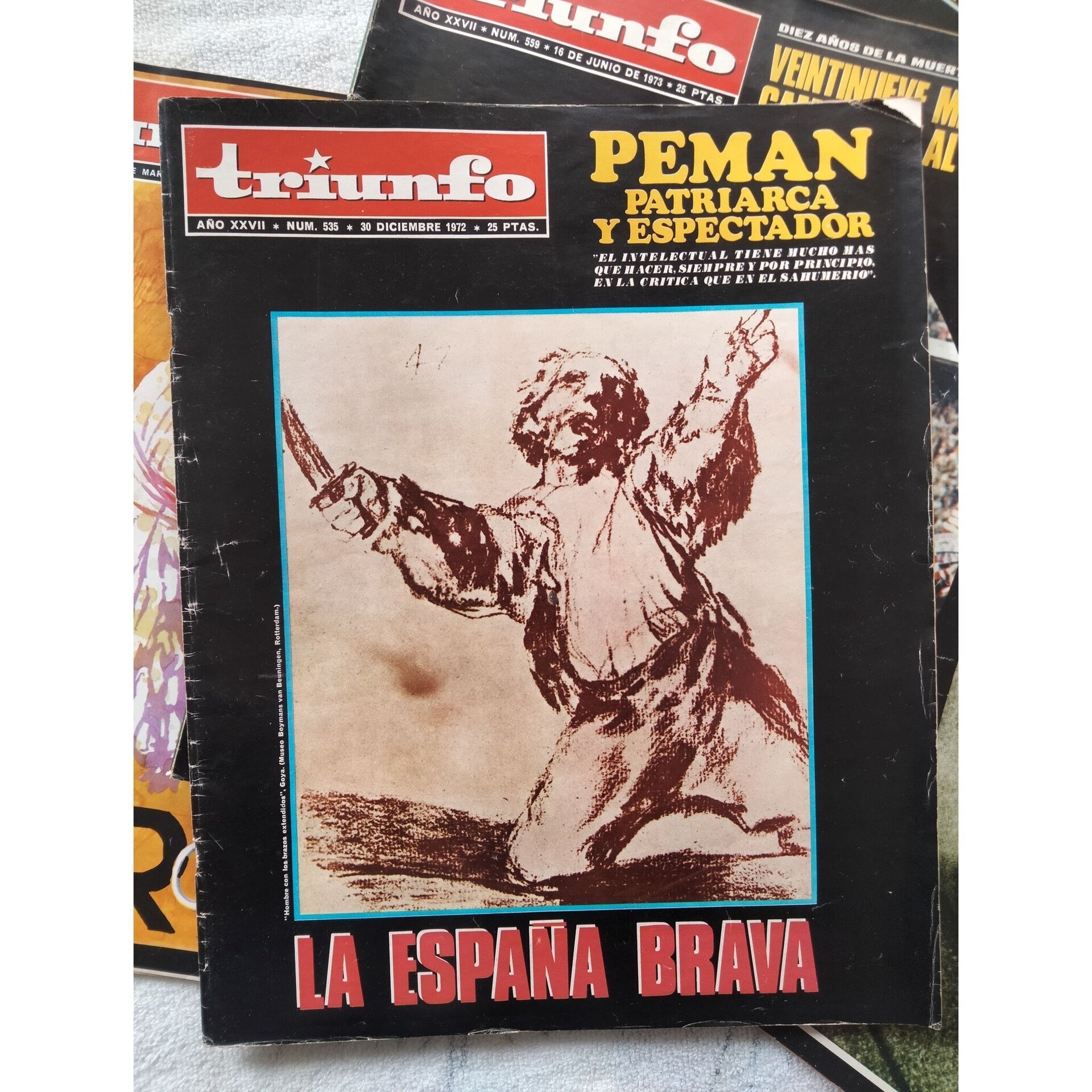 Lote 5 revistas Triunfo 1971 - 1973 - 2