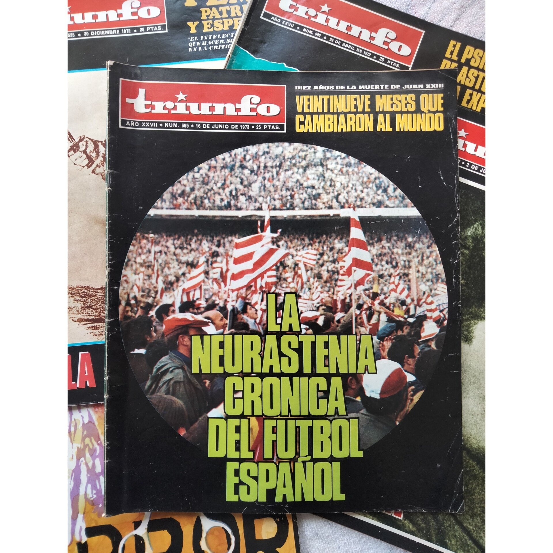 Lote 5 revistas Triunfo 1971 - 1973 - 4