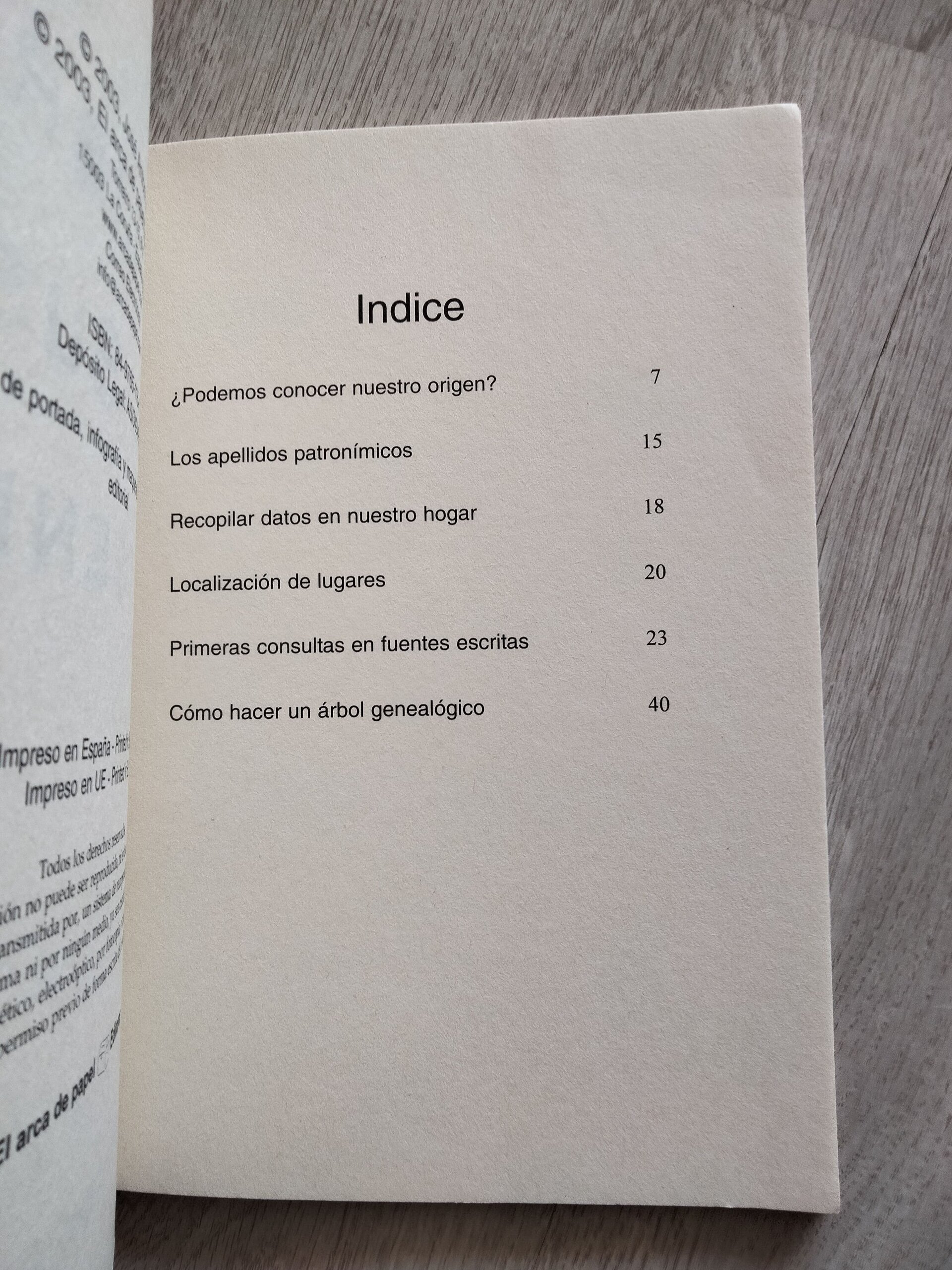 El libro de sus orígenes - 6