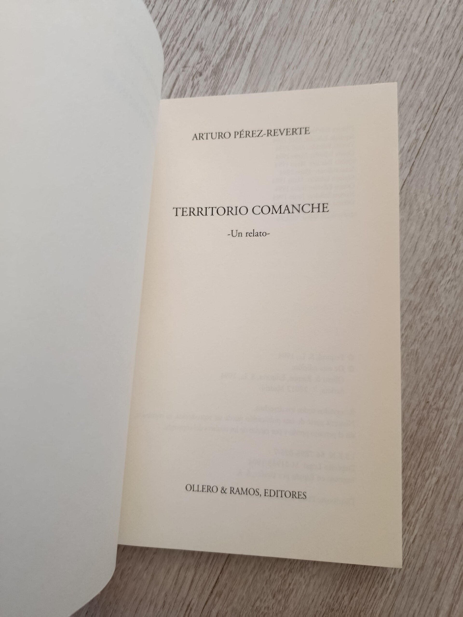 Territorio Comanche - Arturo Pérez-Reverte - 5