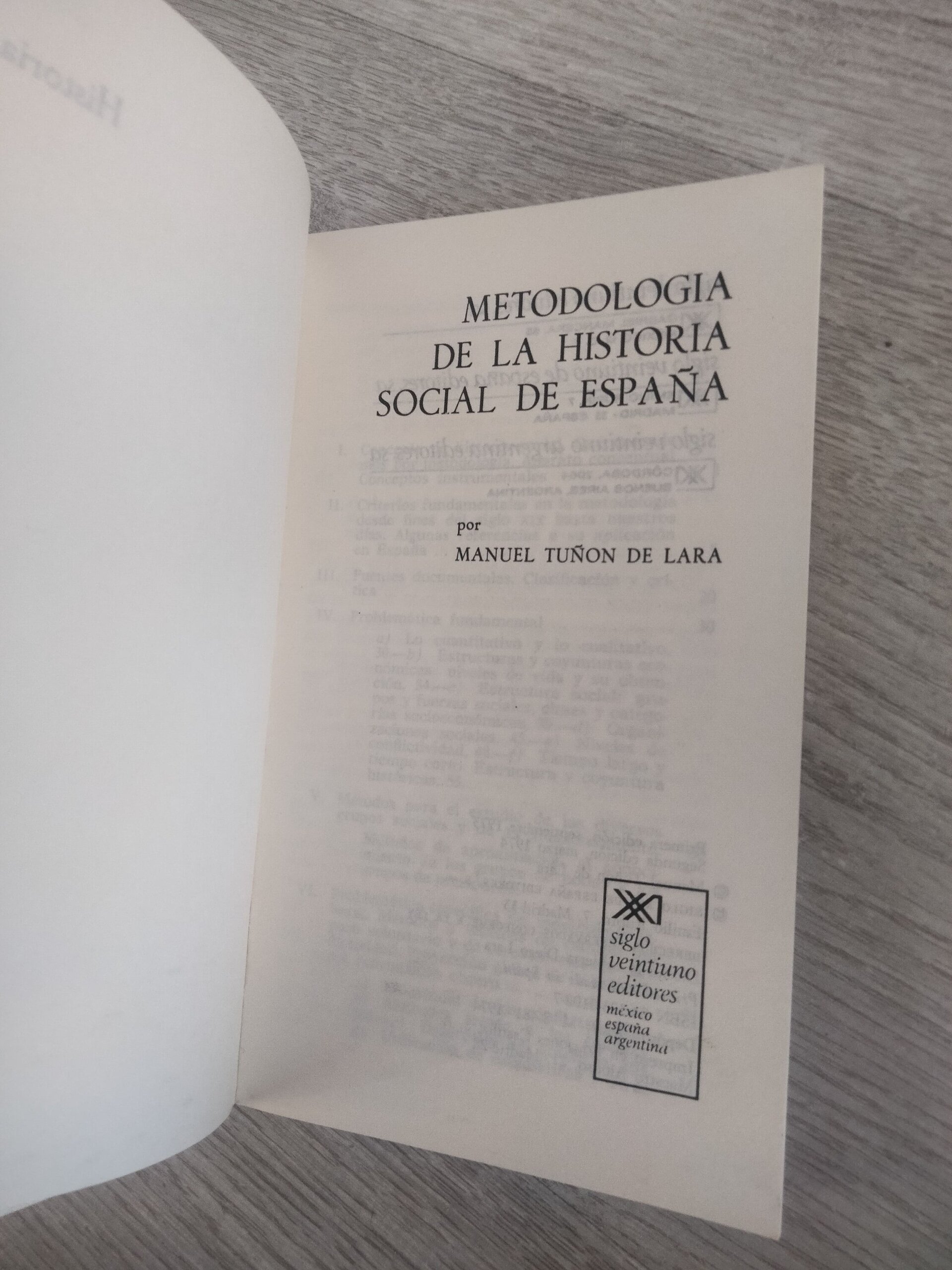 Metodología de la historia social de España - 4