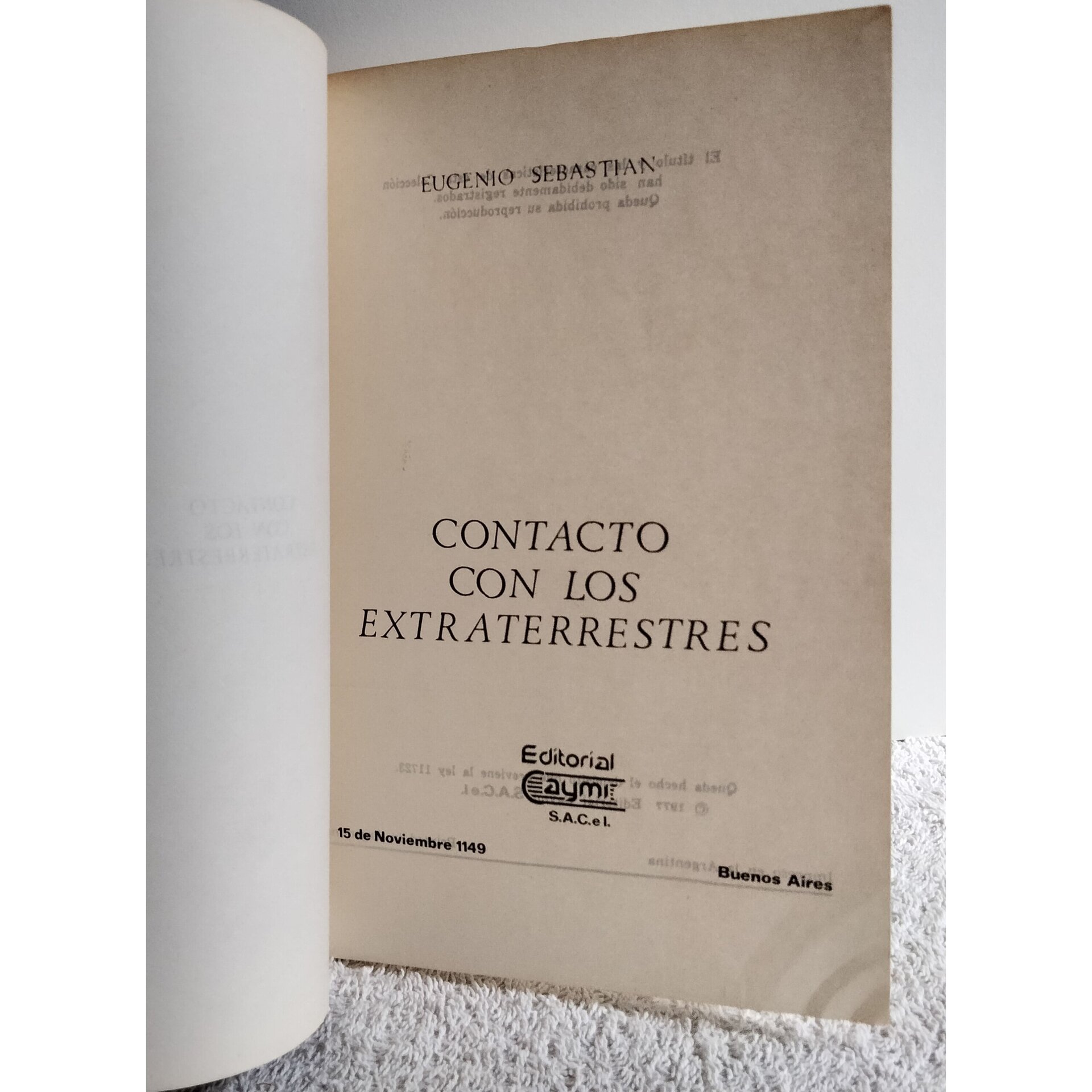 Contacto con los extraterrestres - Eugenio Sebastián - 3