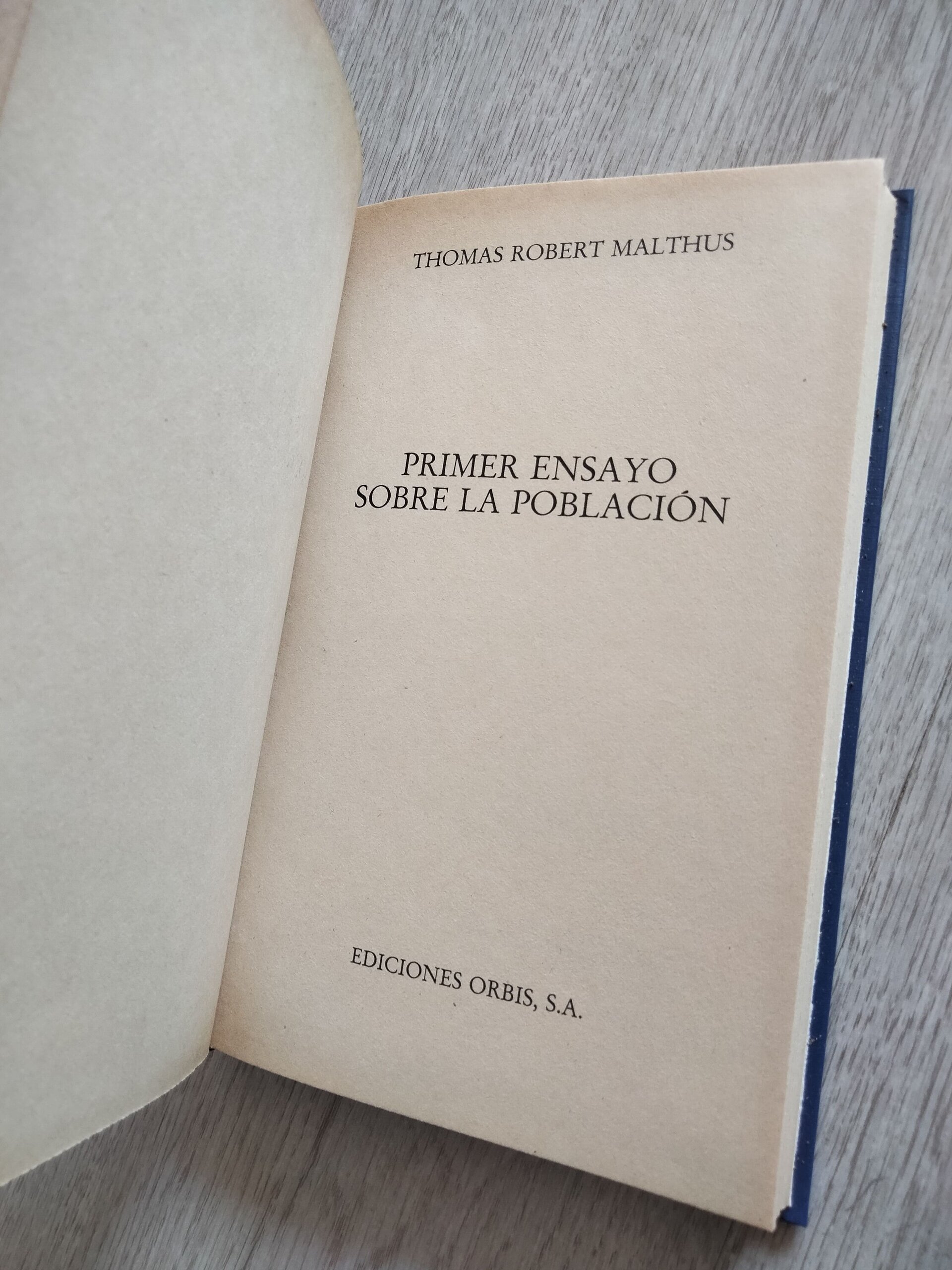 Malthus - Primer ensayo sobre la población - 4