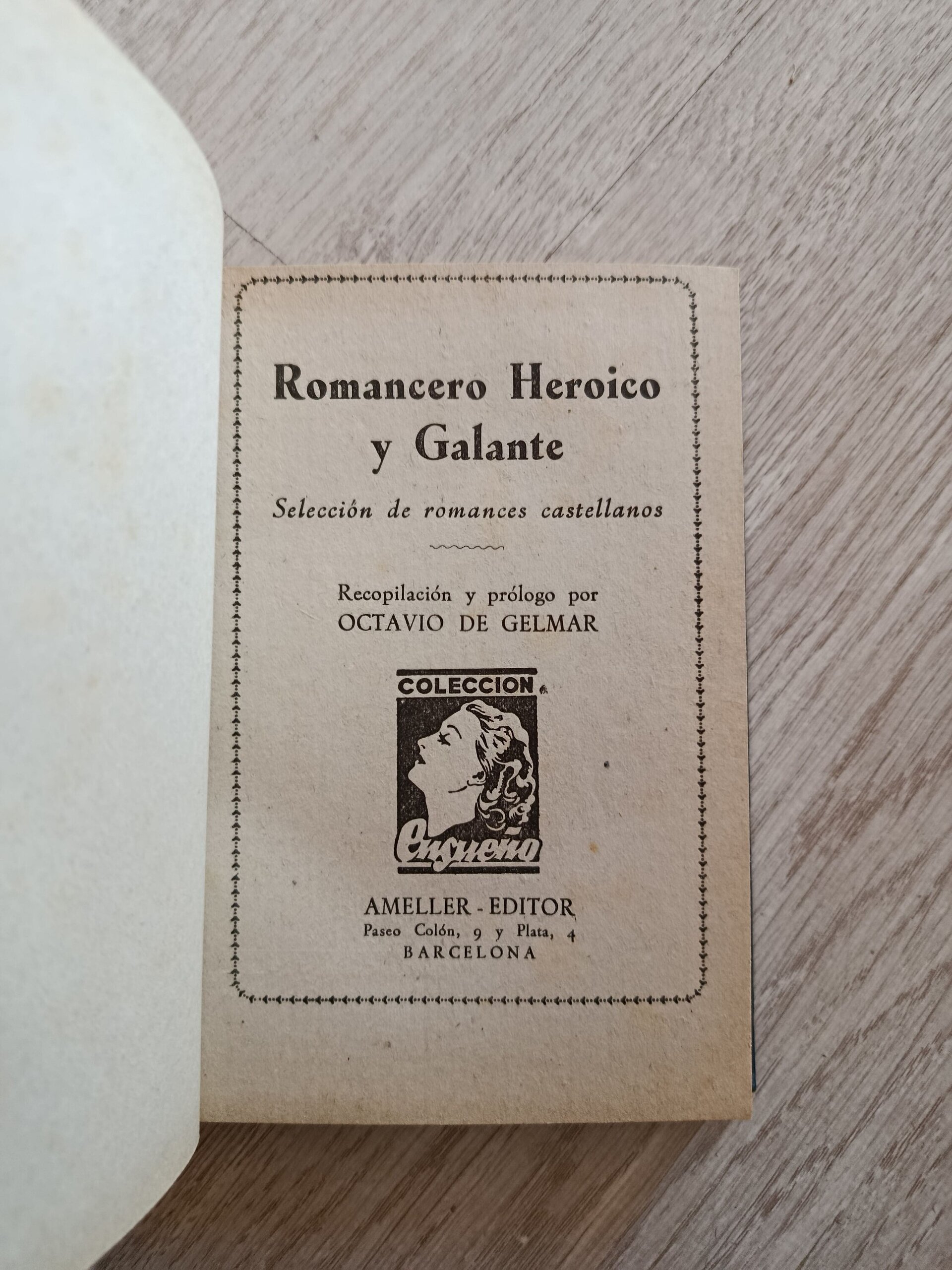 Romancero Heroico y Galante - Selección de romances castellanos - 5