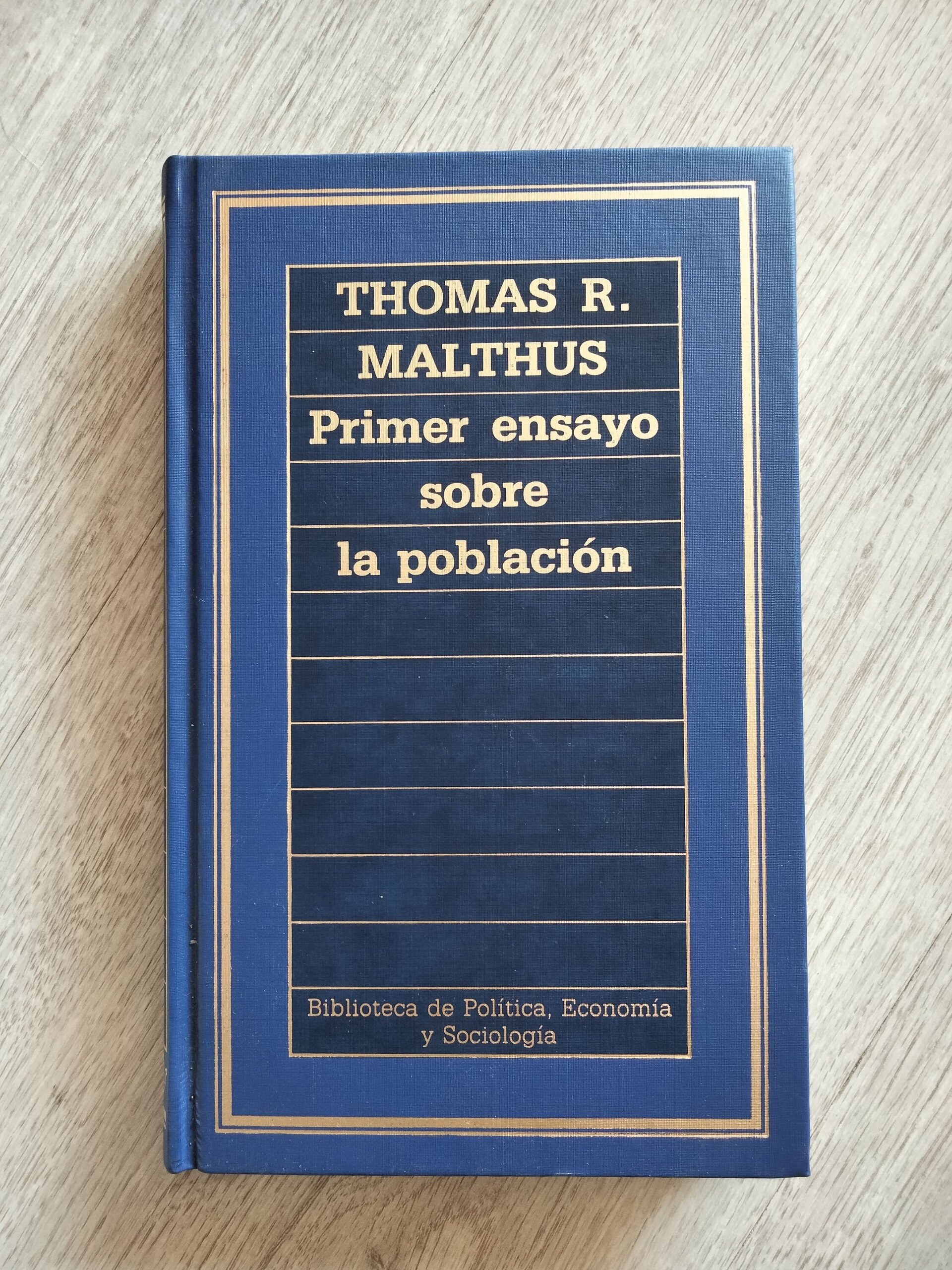 Malthus - Primer ensayo sobre la población - 1