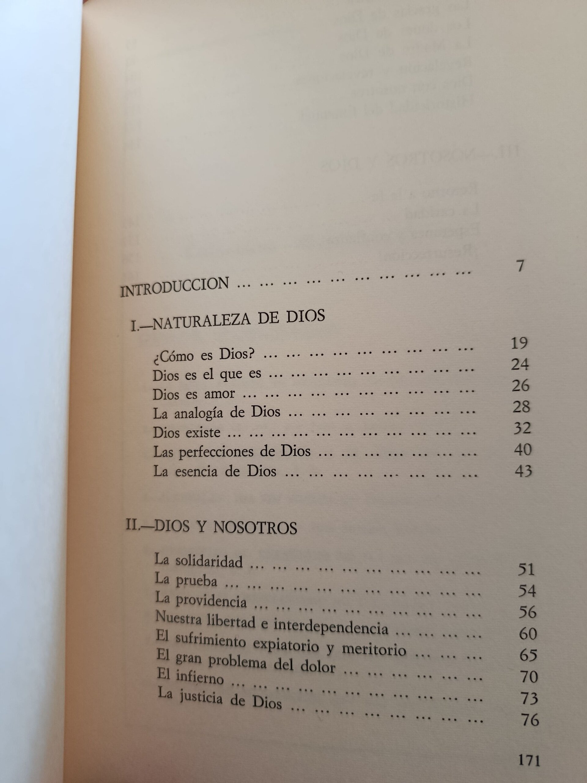 Teología para el hombre culto - Algo sobre Dios - 6