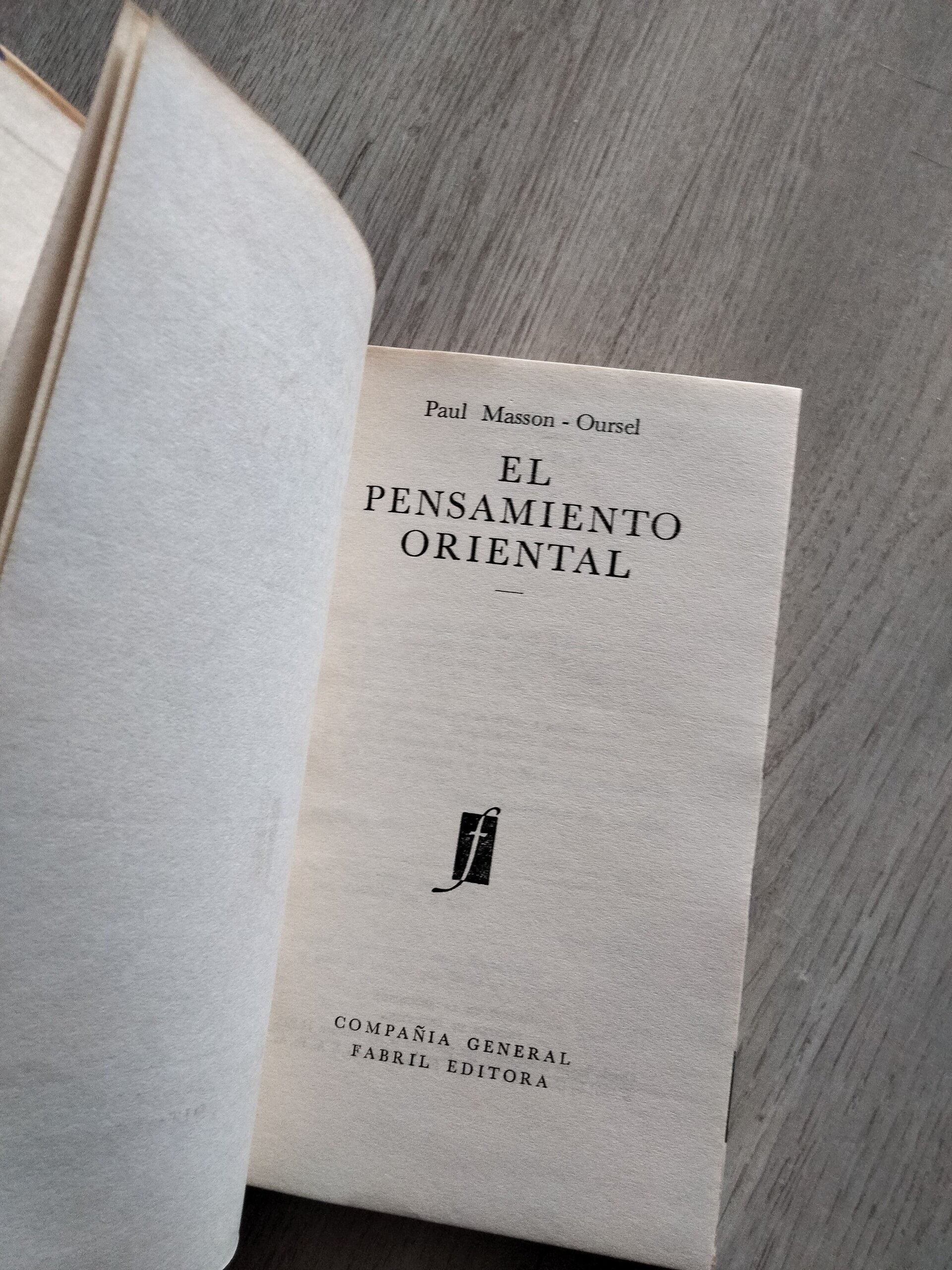 El pensamiento oriental - Paul Masson - Oursel - 4