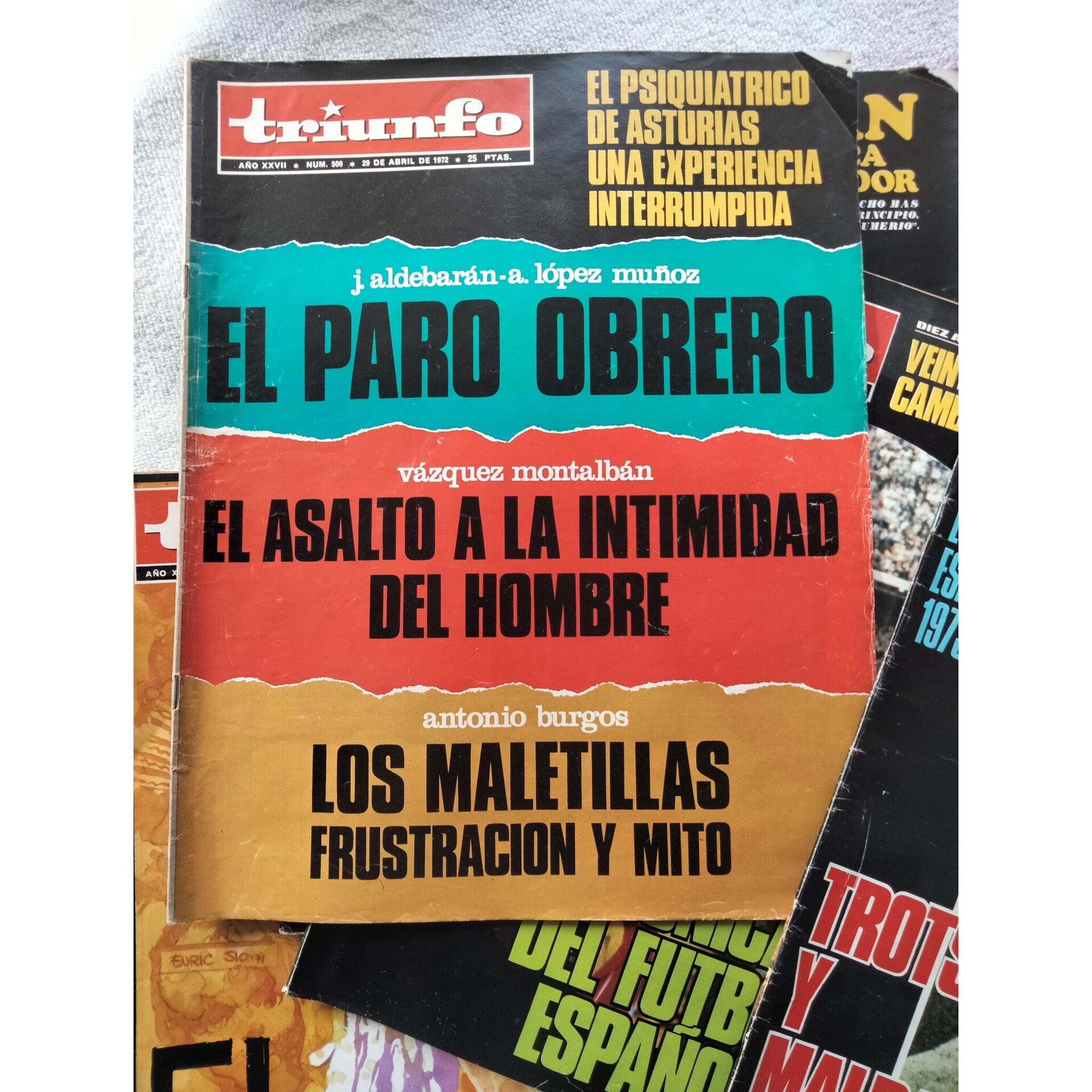 Lote 5 revistas Triunfo 1971 - 1973 - 5