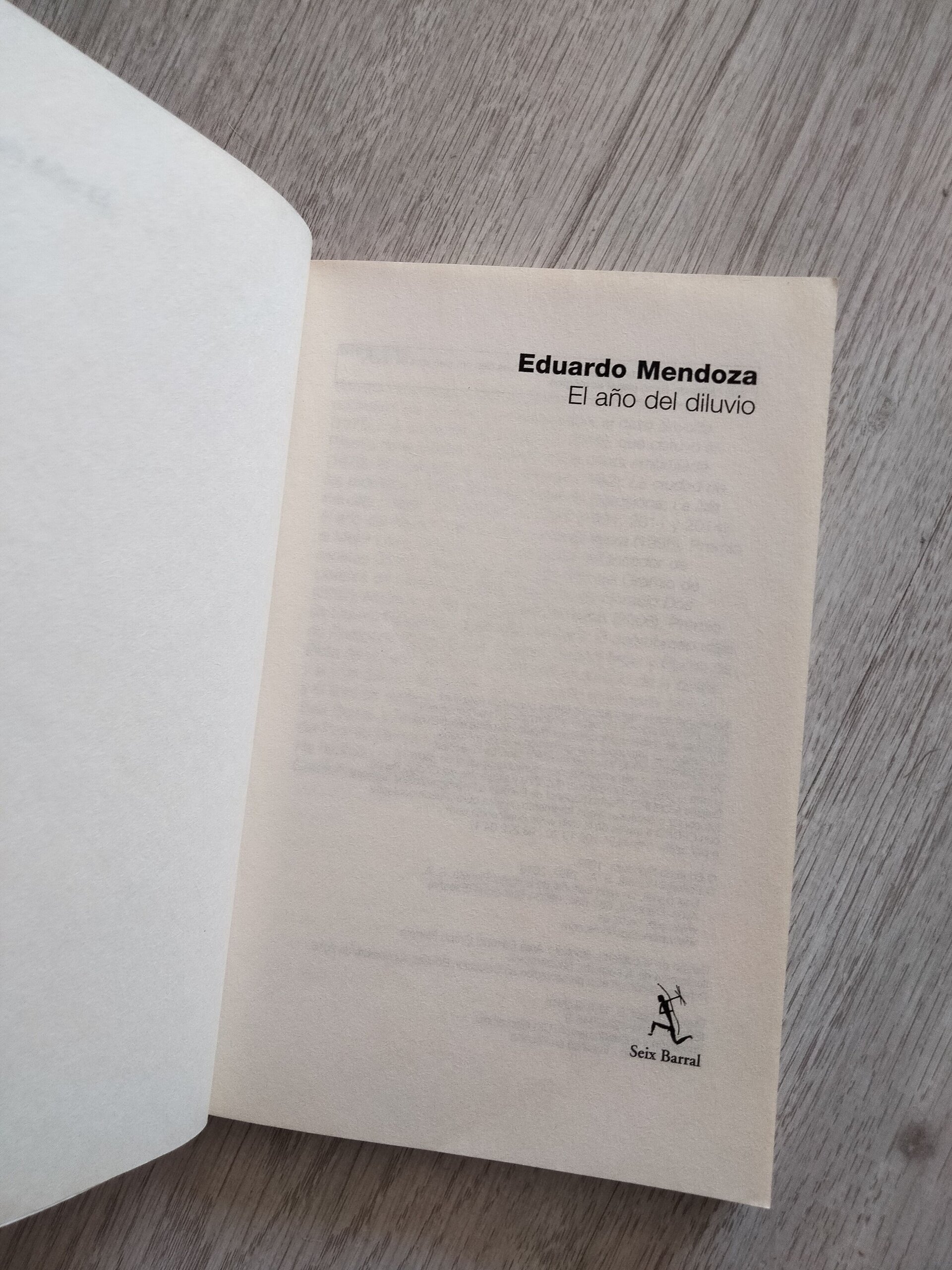 El año del diluvio - Eduardo Mendoza - 5