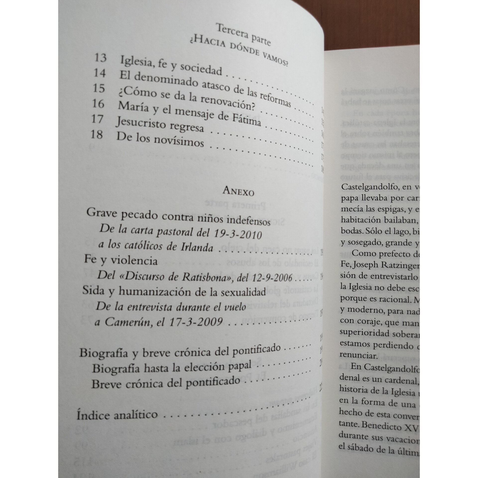 Benedicto XVI - Luz del Mundo - 6