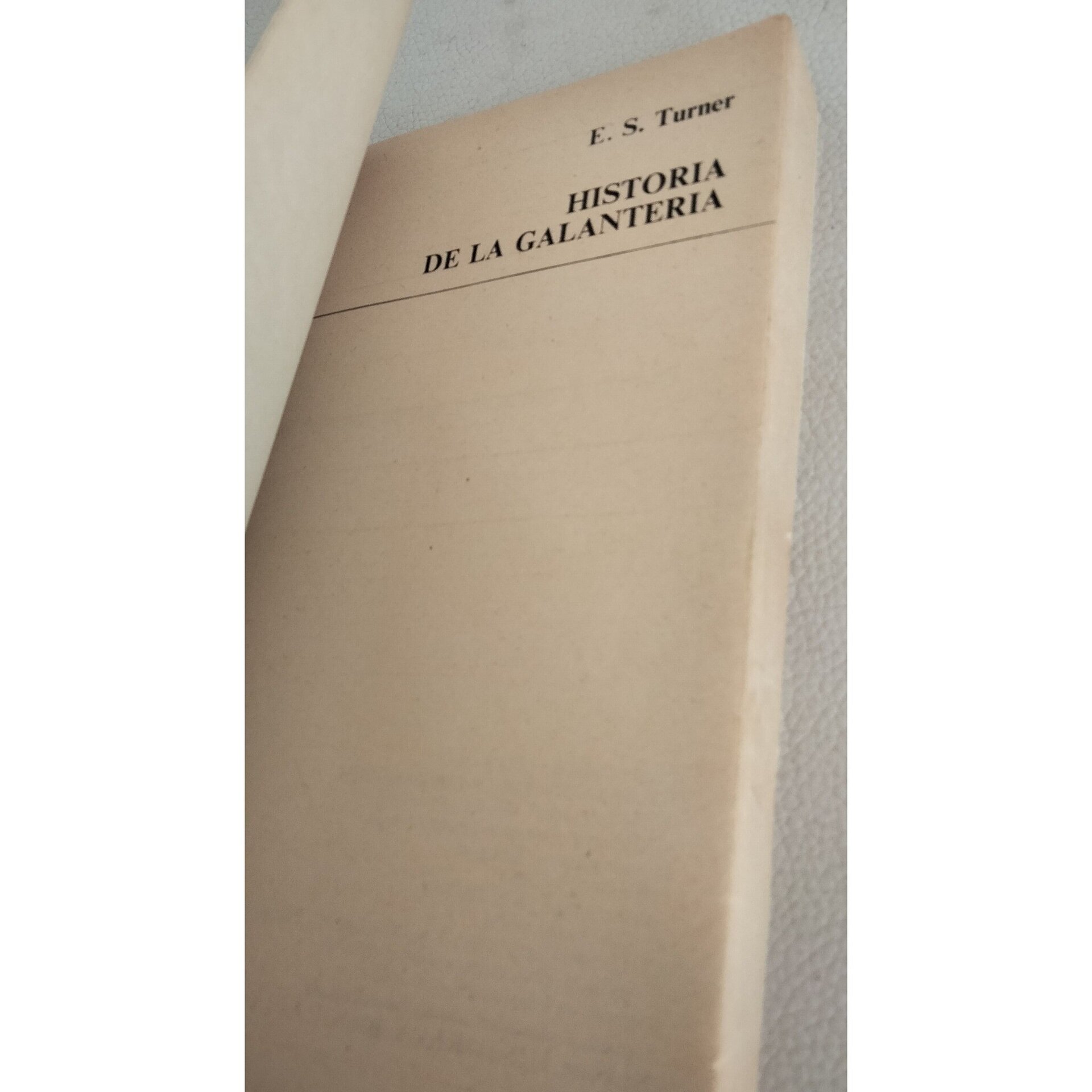Historia de la galantería / autor: E.L. Turner - 5