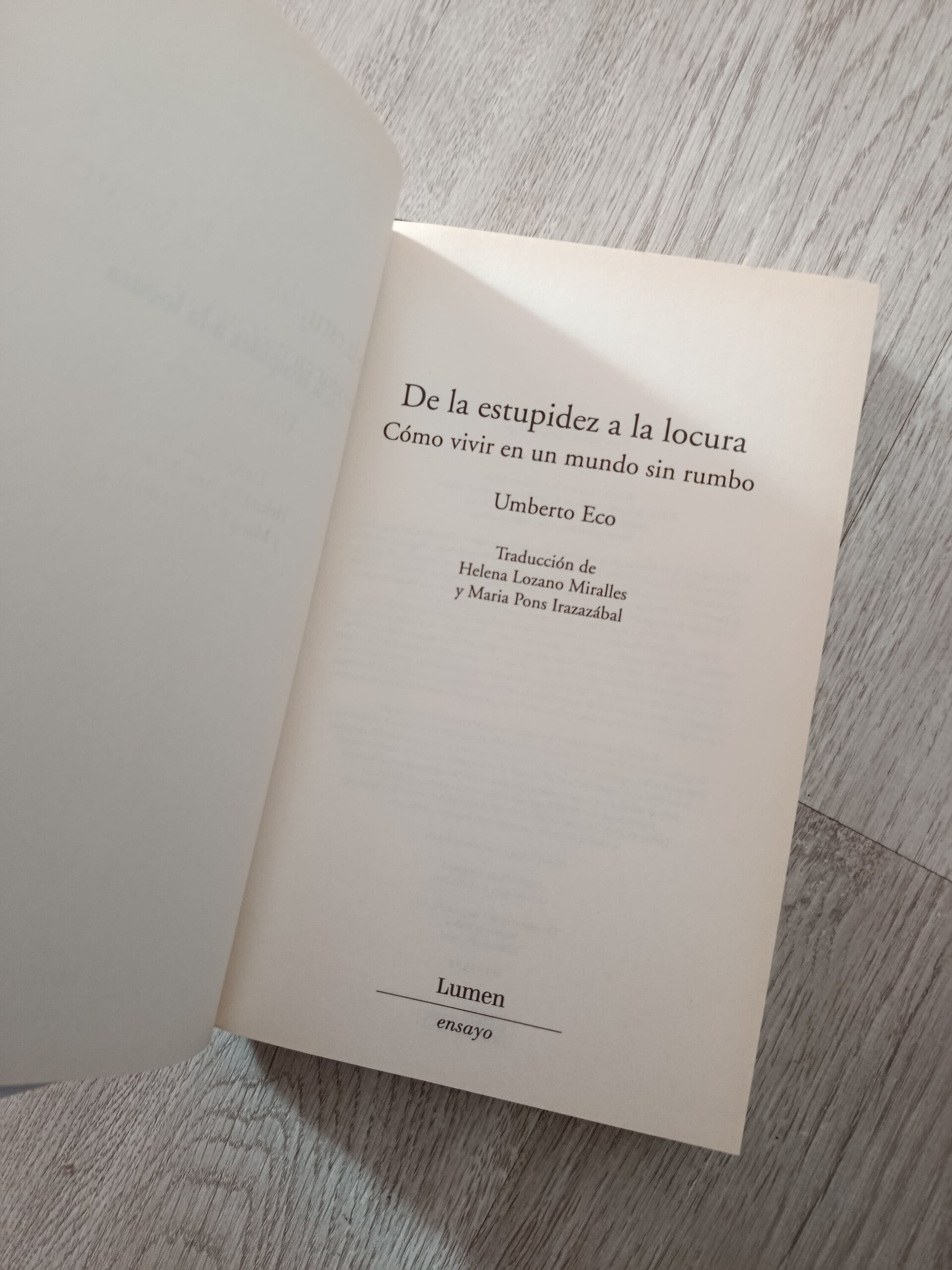 De la estupidez a la locura - Umberto Eco - 6