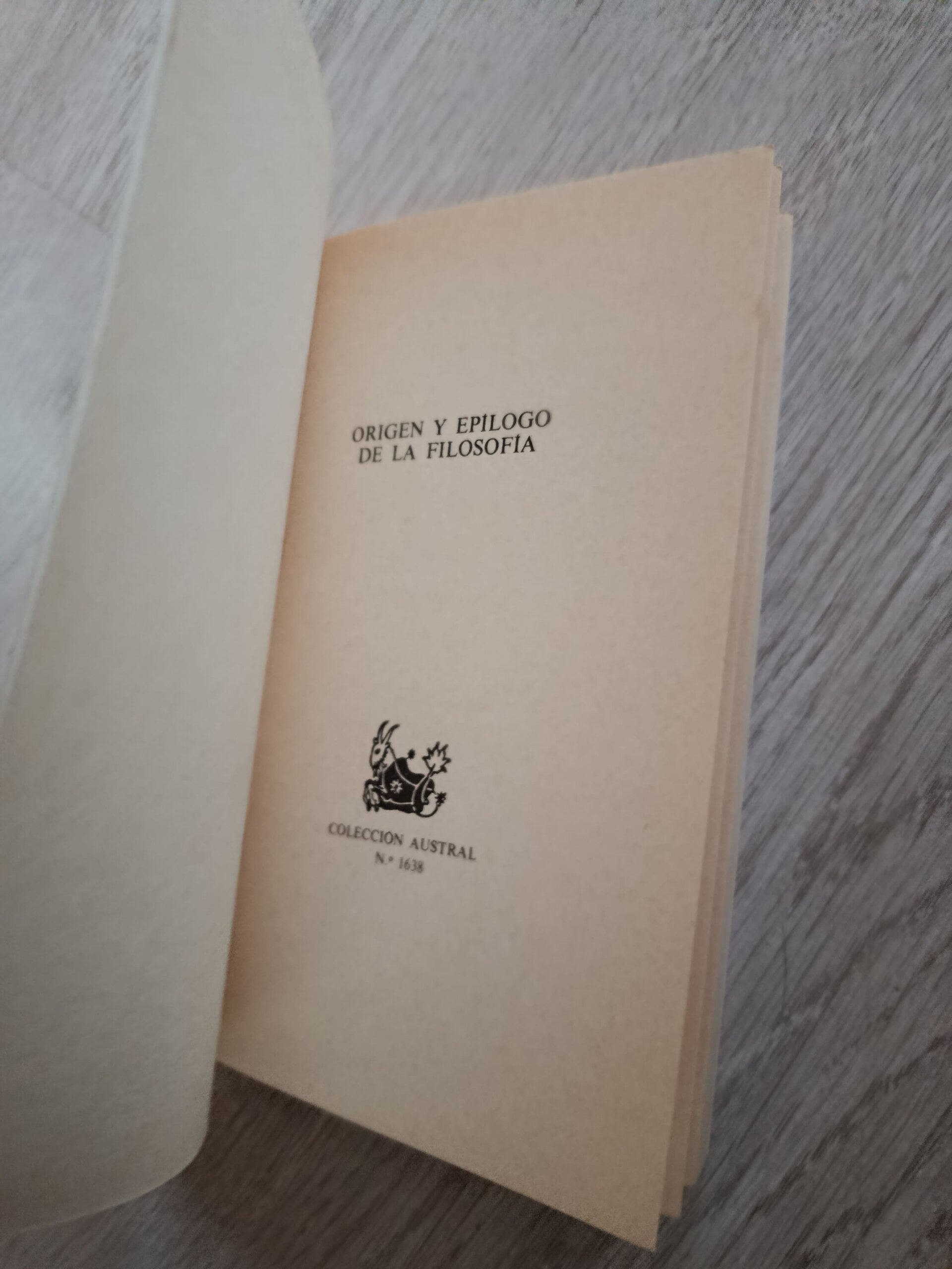 Ortega y Gasset - Origen y Epílogo de la Filosofía - 4