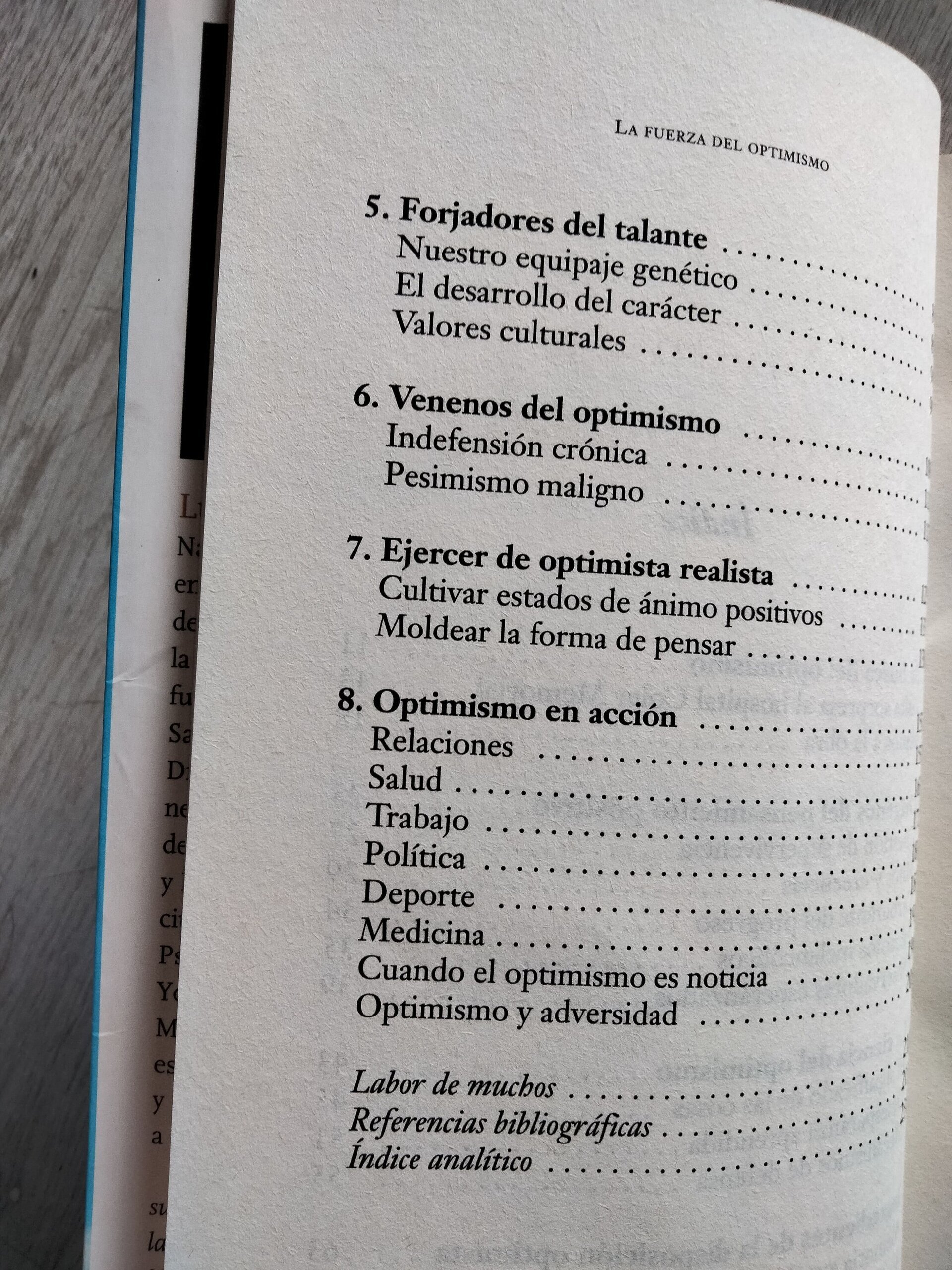 La fuerza del optimismo - autoayuda - 6