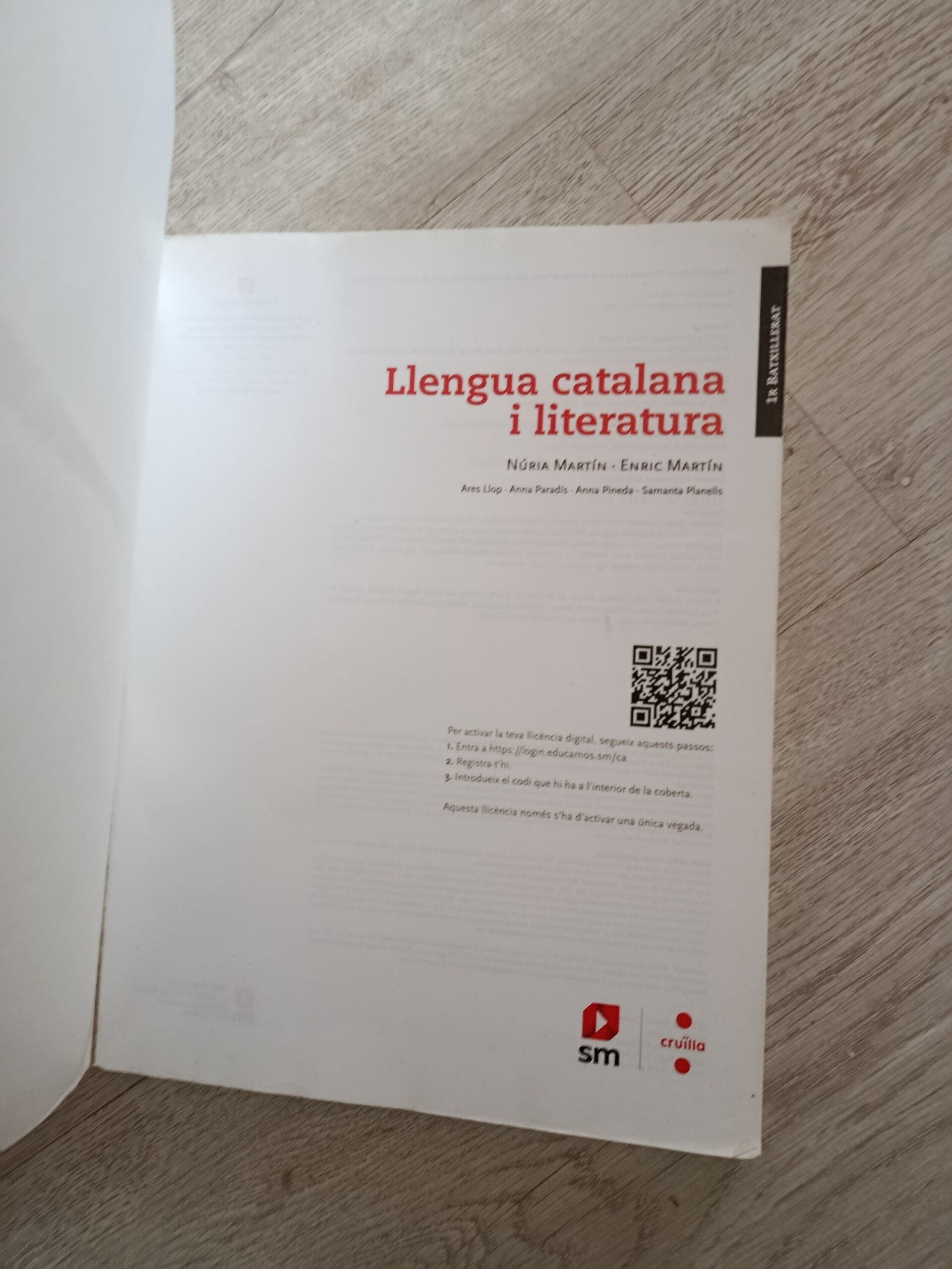Llengua Catalana i Literatura Batxillerat 1 - 5