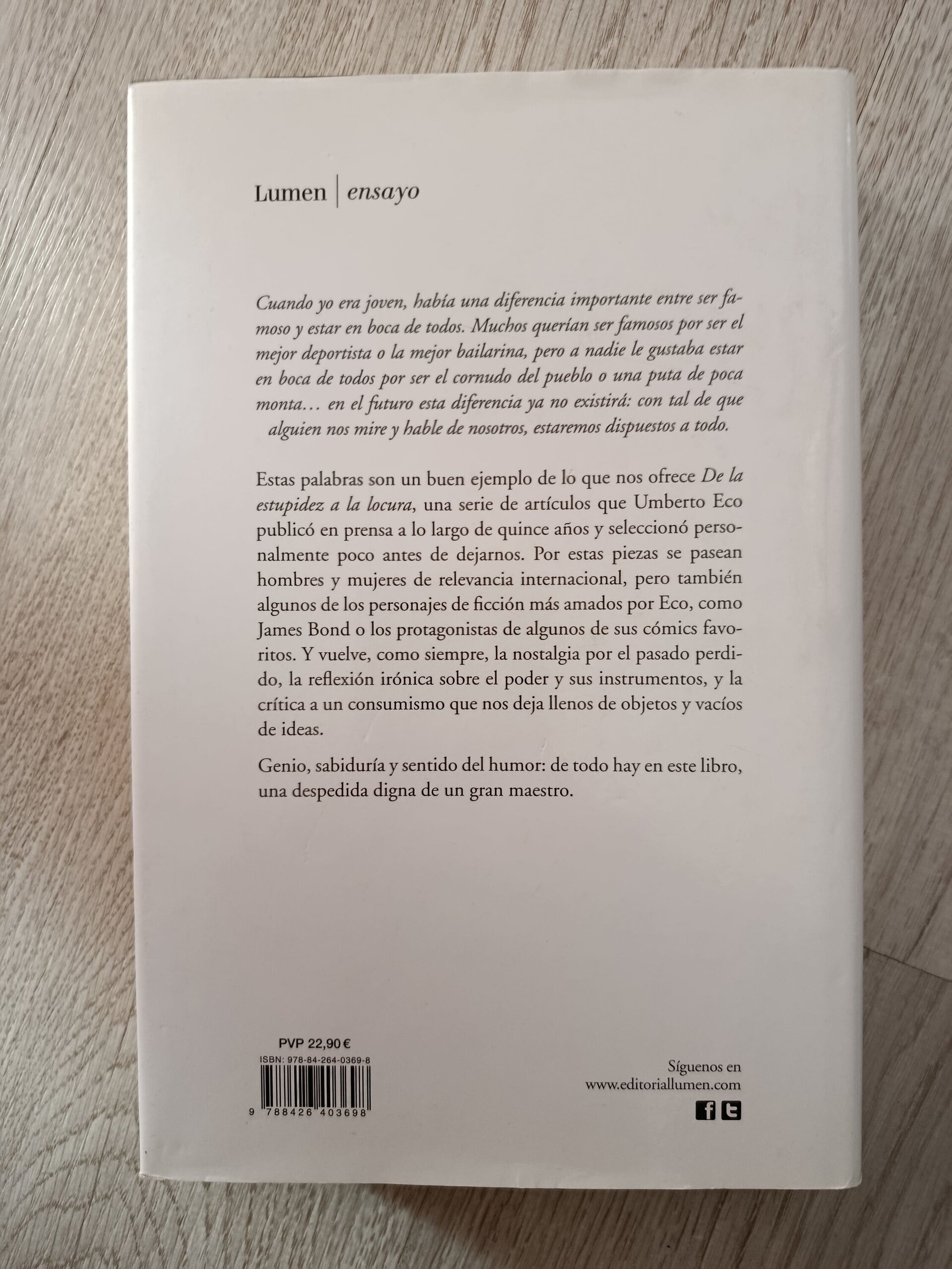 De la estupidez a la locura - Umberto Eco - 4