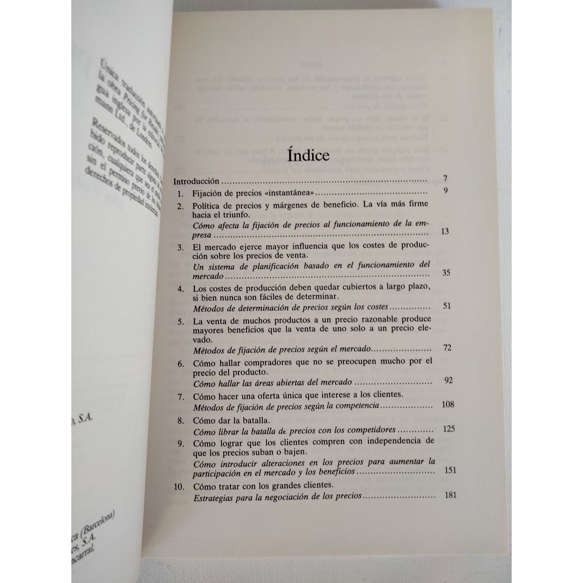 Política de precios - 3