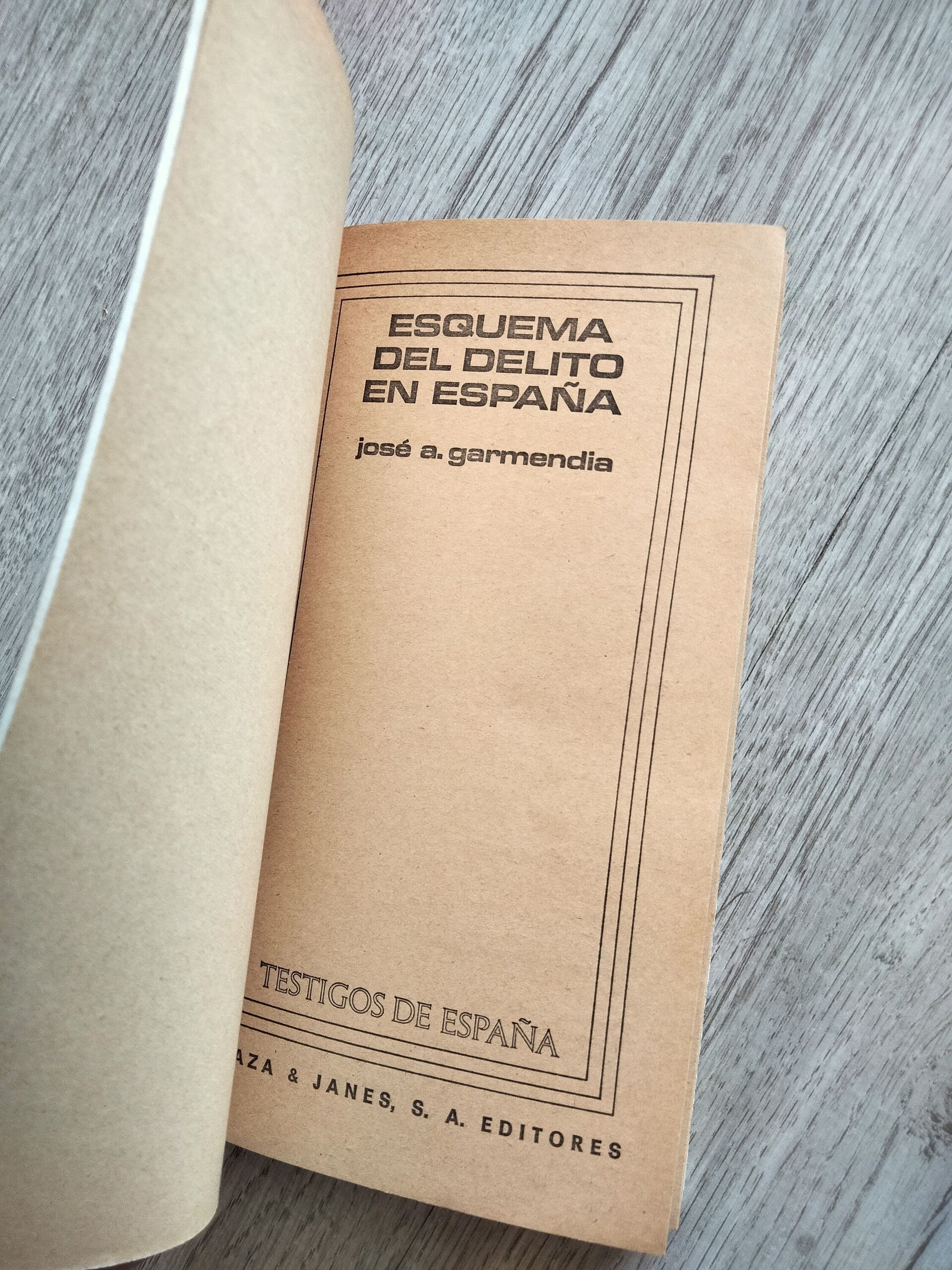 Esquema del delito en España - libro - 5