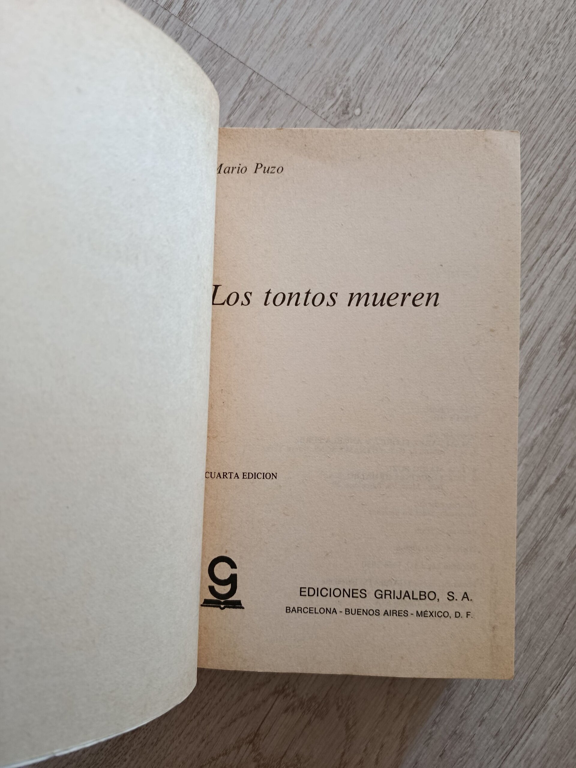 Mario Puzo - Los Tontos Mueren - 5