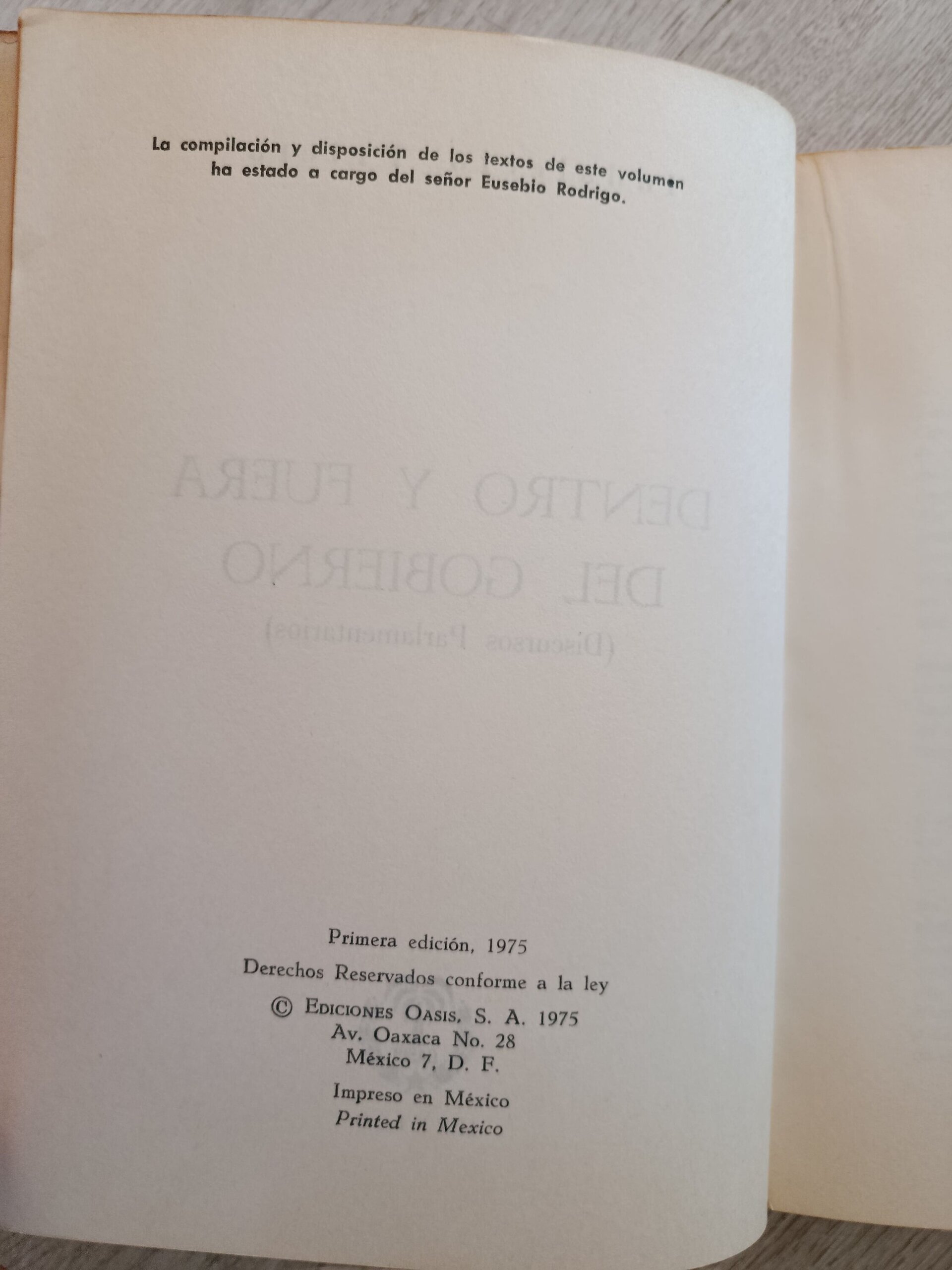 Indalecio Prieto - Dentro y fuera del gobierno - Discursos Parlamentarios - 5
