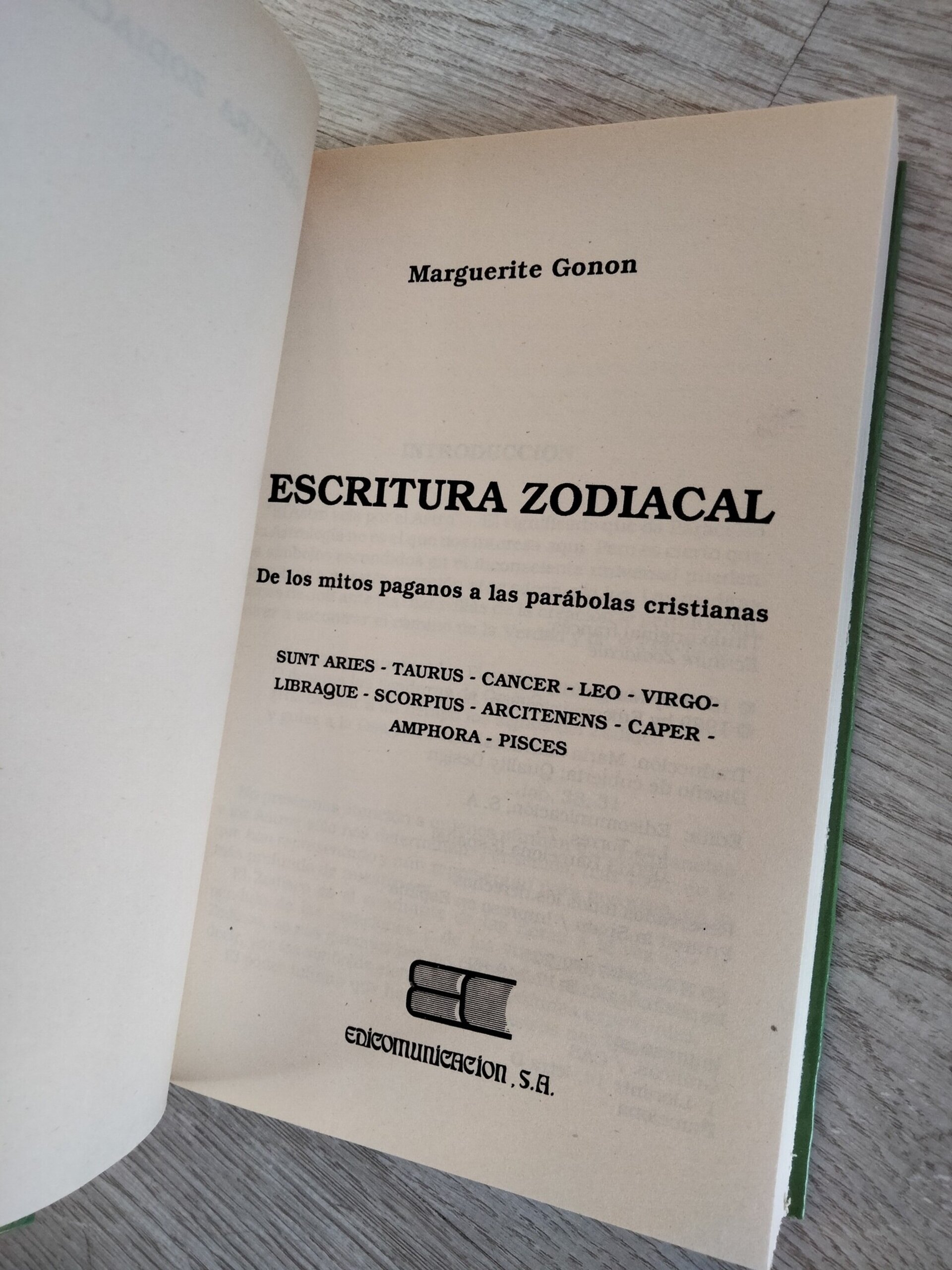Escritura zodiacal de los mitos paganos a las parábolas cristianas - 4