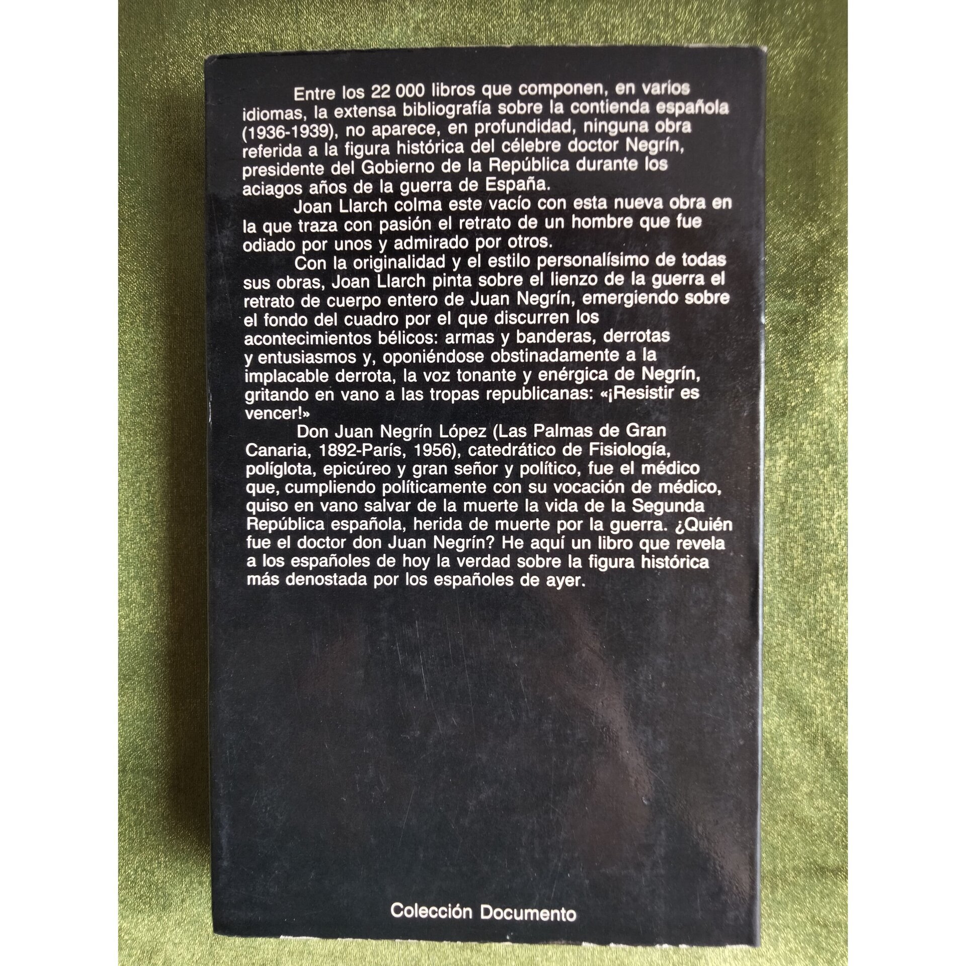 Negrín, Resistir es vencer - 2